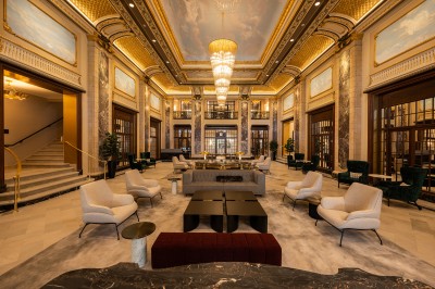 The Belden Stratford lobby.