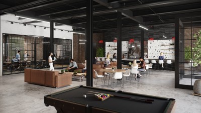 Lobby at The Terminal.